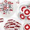 Big Dot of Happiness Canada Day - Mini Candy Bar Wrappers, Round Candy Stickers & Circle Stickers - Canada Party Candy Favor Sticker Kit - 304 Pieces